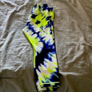LIKE NEW 7/8 Elation Tight in electric tie dye